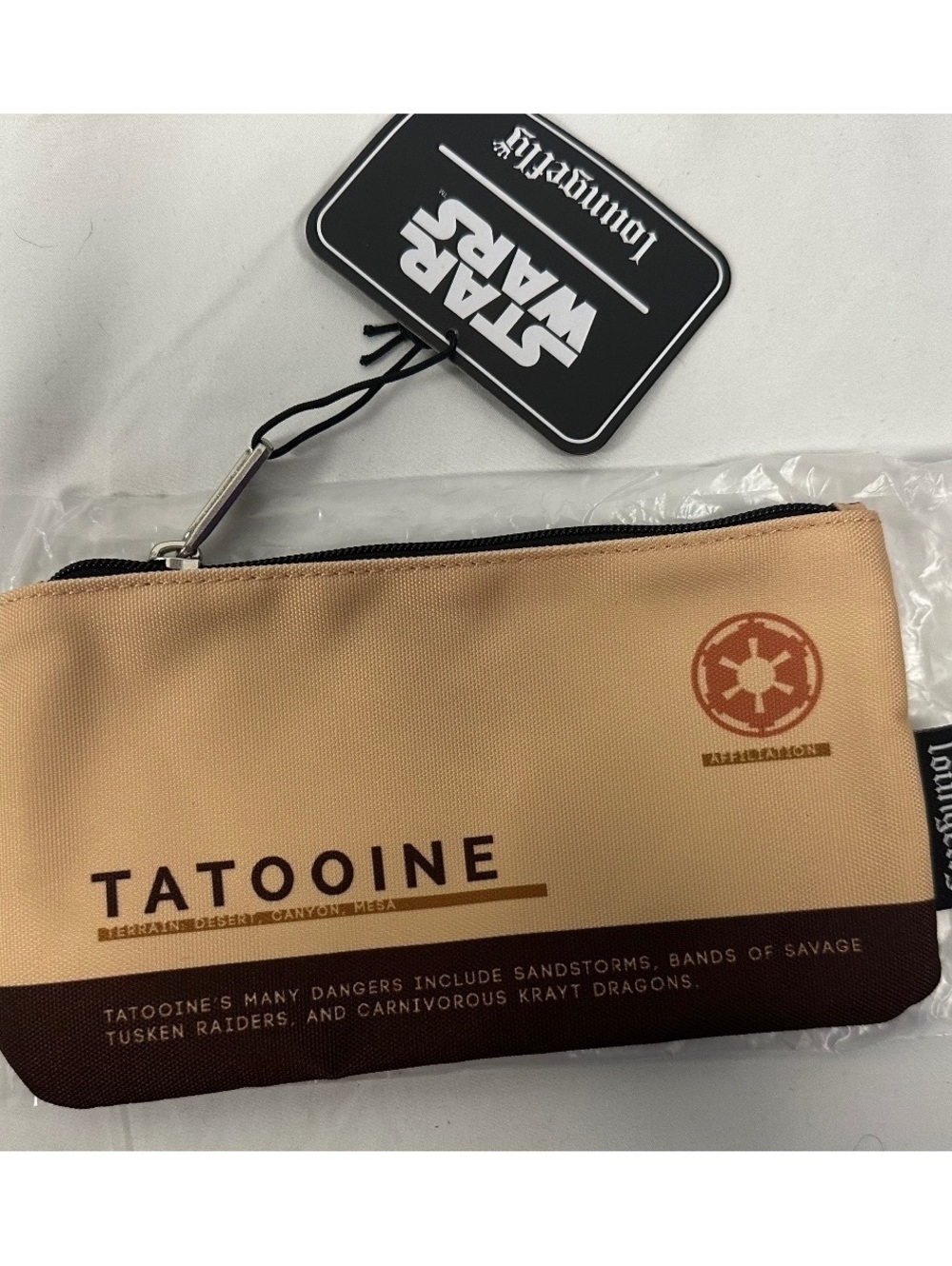 Star Wars Tatooine Themed Zip Wallet by Loungefly